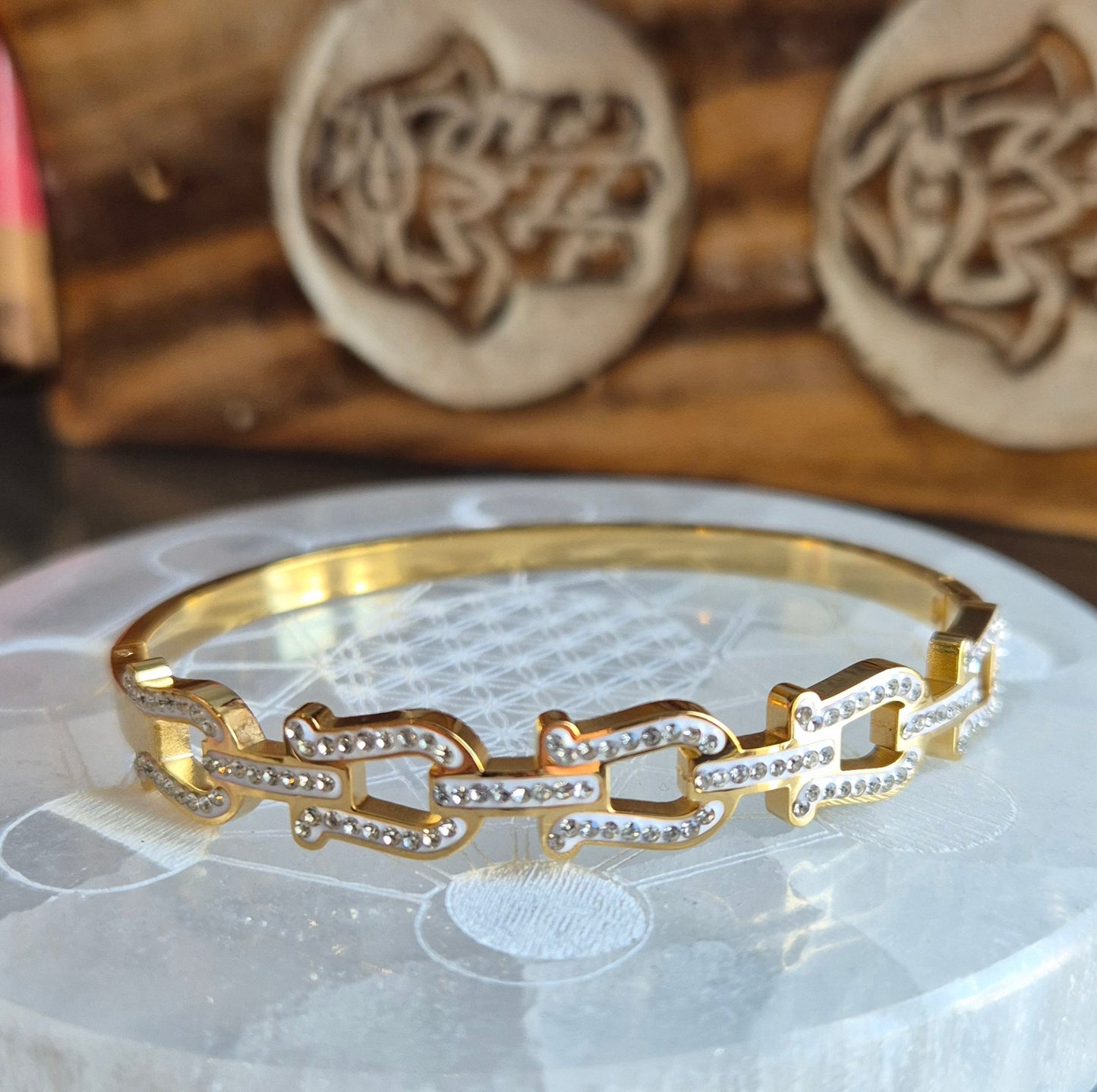 Bracelet Fers à Cheval et Strass