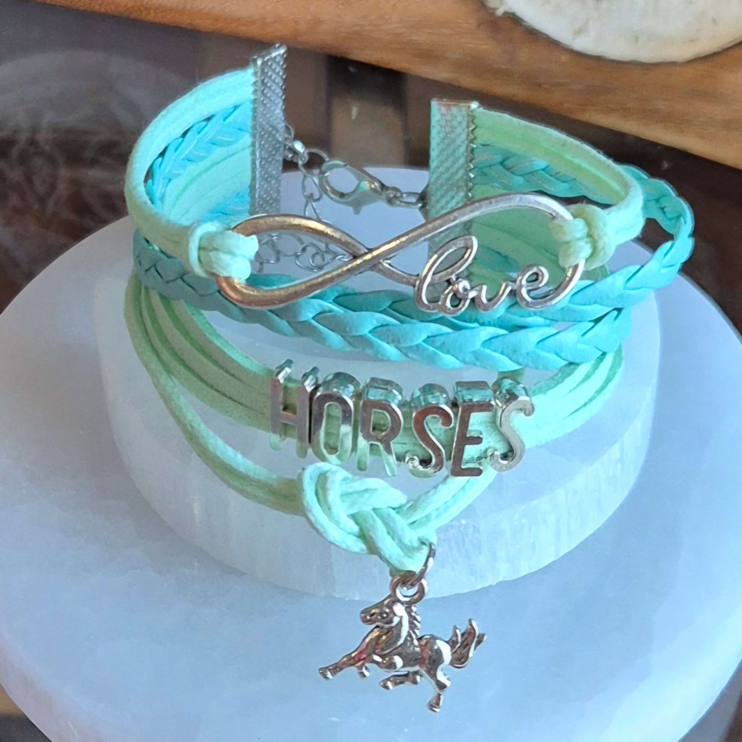 Bracelet Equestrian Multi-couches Tressé