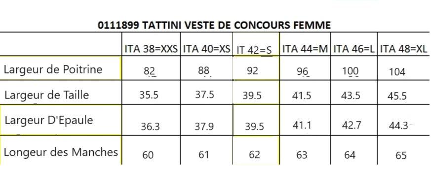 Tattini Veste de Concours Andromeda - SHOPHORSE