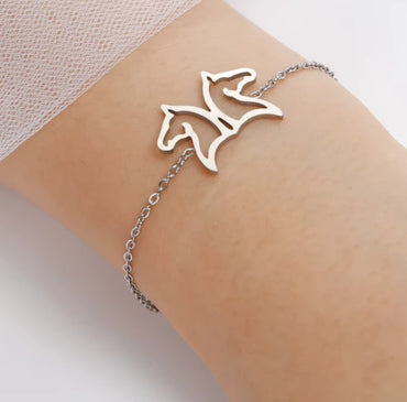 Bracelet Deux Tetes de Chevaux