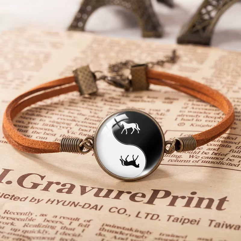 Bracelet Yin Yang Equestre