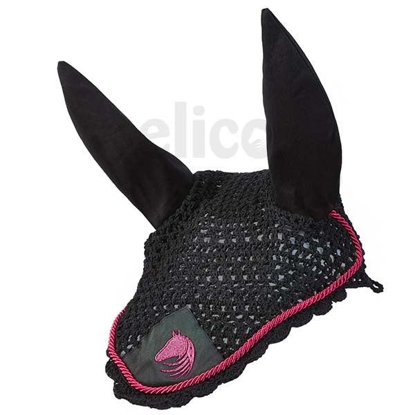 Elico Bonnet Luxe Noir/Rose - SHOPHORSE