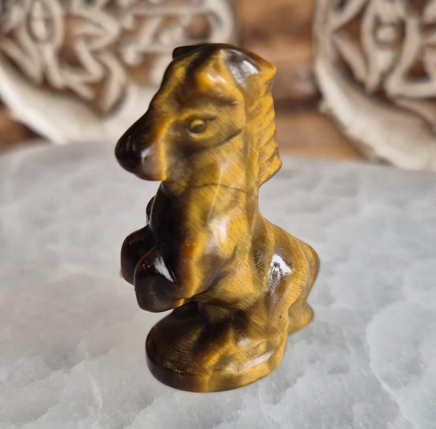 Figurine Cheval en Pierre Naturelle