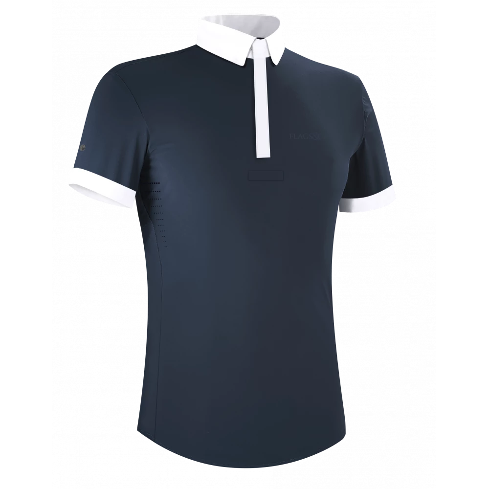 Flags&Cup Polo de Concours Enfant WAKO Marine