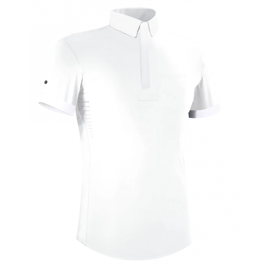 Flags&Cup Polo de concours WAKO Blanc