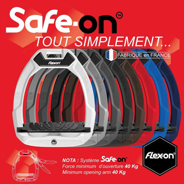 Flex-On Safe-On Etriers - Noir - SHOPHORSE
