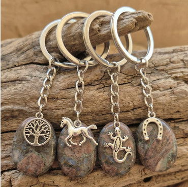 Porte Cles Bleue Liberite