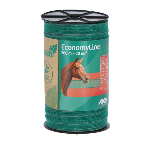 Ruban de Clôture Economyline Vert 20mm