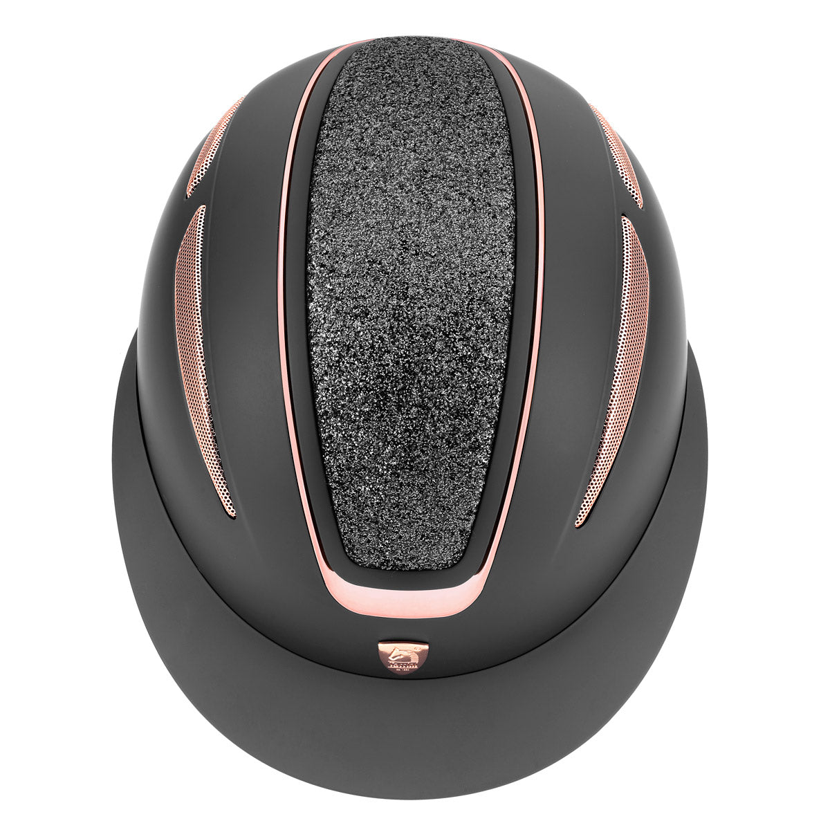 Tattini Casque Ariete Noir Or Rose