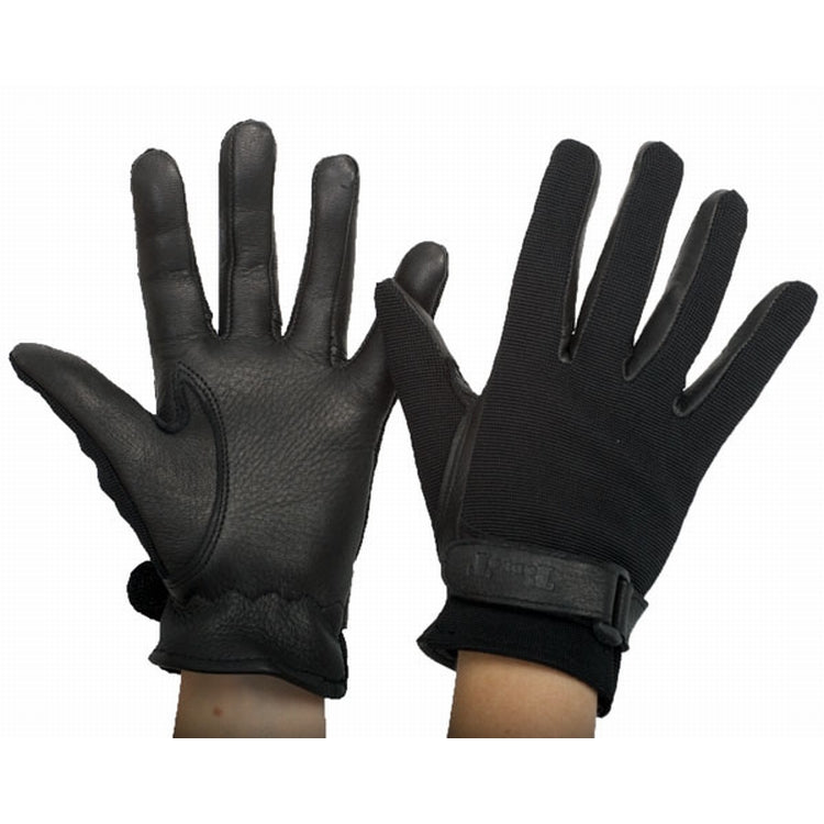 TdeT Gants en Cuir & Maille