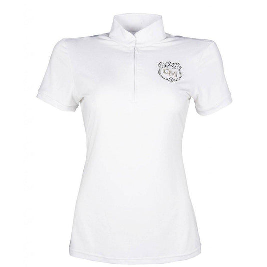 Cavallino Marino Polo de concours Rimini Mesh -Blanc XL - SHOP HORSE