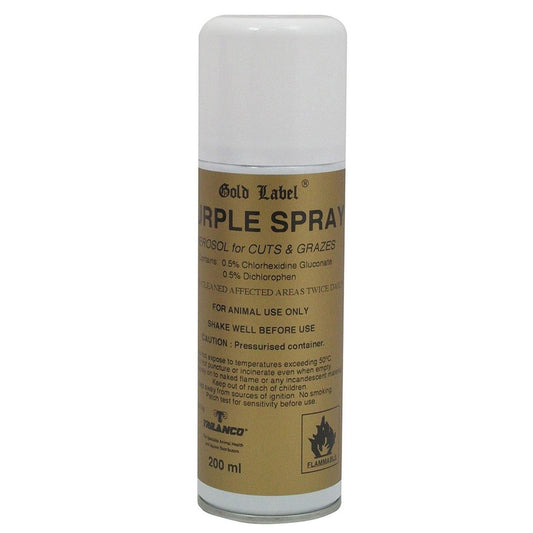 Gold Label Purple Spray Aerosol - SHOPHORSE