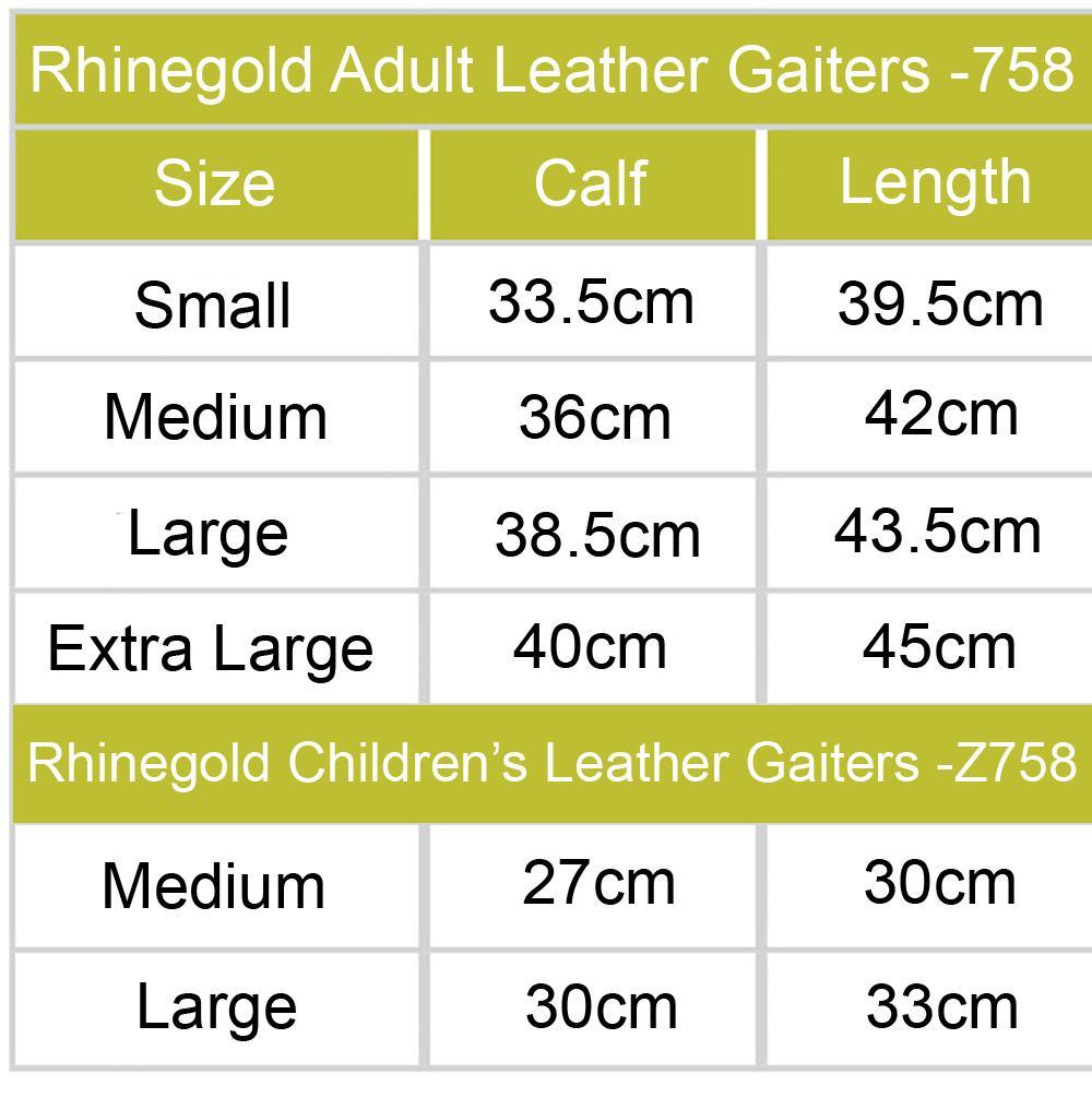 Rhinegold Mini chaps en cuir - SHOP HORSE