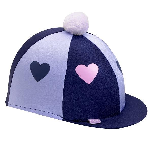 Capz Toque avec Cœurs et Pompon Lilas - SHOPHORSE