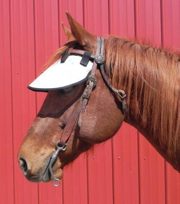 Visière UV 90% attache Bridon avec Mouton - SHOPHORSE