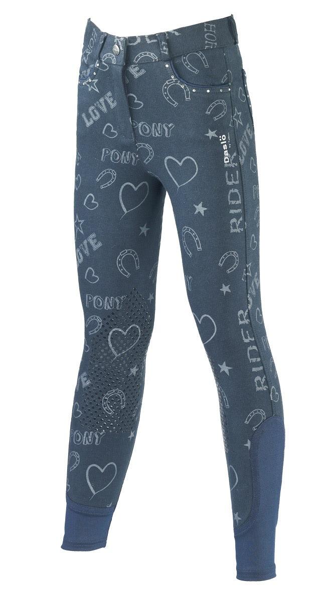 Daslo Pantalons Equestre avec Strass Enfant - SHOPHORSE