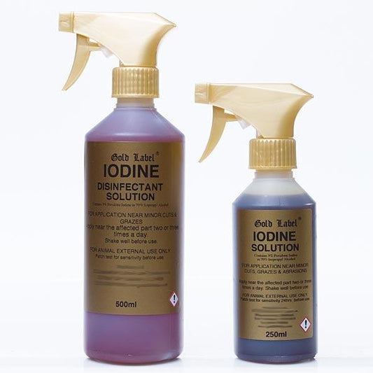 Gold Label Iode Solution Desinfectante - SHOPHORSE