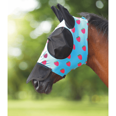 FlyGuard Pro Masque Anti Mouches Stretch Fruité avec Nez - SHOPHORSE
