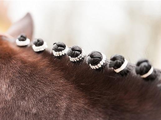 HKM Elastiques à natter Crystal - SHOPHORSE