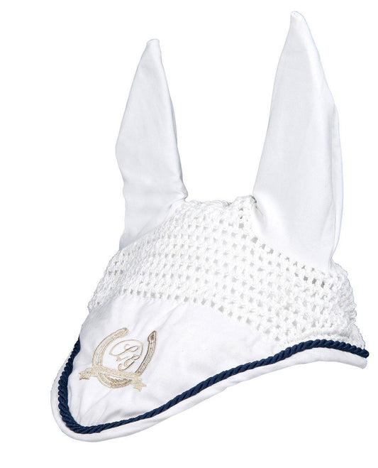 Lauria Garrelli Bonnet Queens Blanc - SHOP HORSE