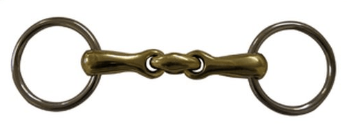 Mors 2 anneaux, double brisure Argentan - SHOP HORSE