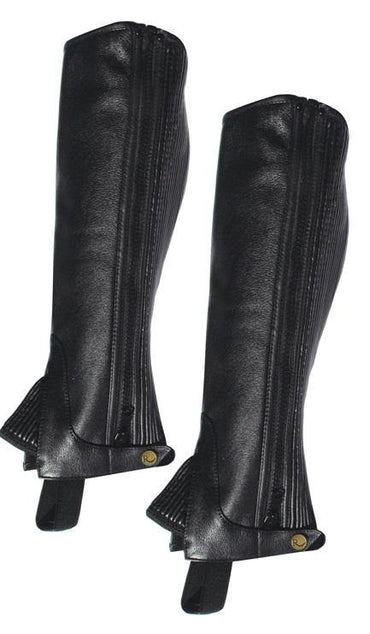 Rhinegold Mini chaps en cuir - SHOP HORSE