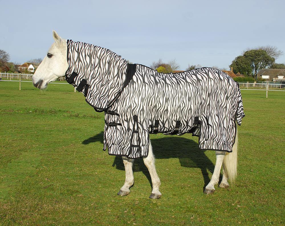 Rhinegold Zebre Chemise Anti Mouches combo - SHOPHORSE