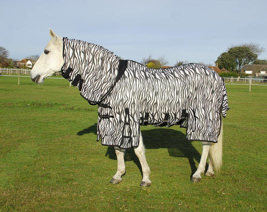 Rhinegold Zebre Chemise Anti Mouches combo - SHOPHORSE