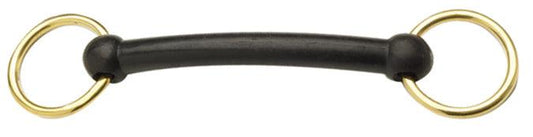 Shires Mors Droit Caoutchoute a Petites Anneaux - SHOP HORSE