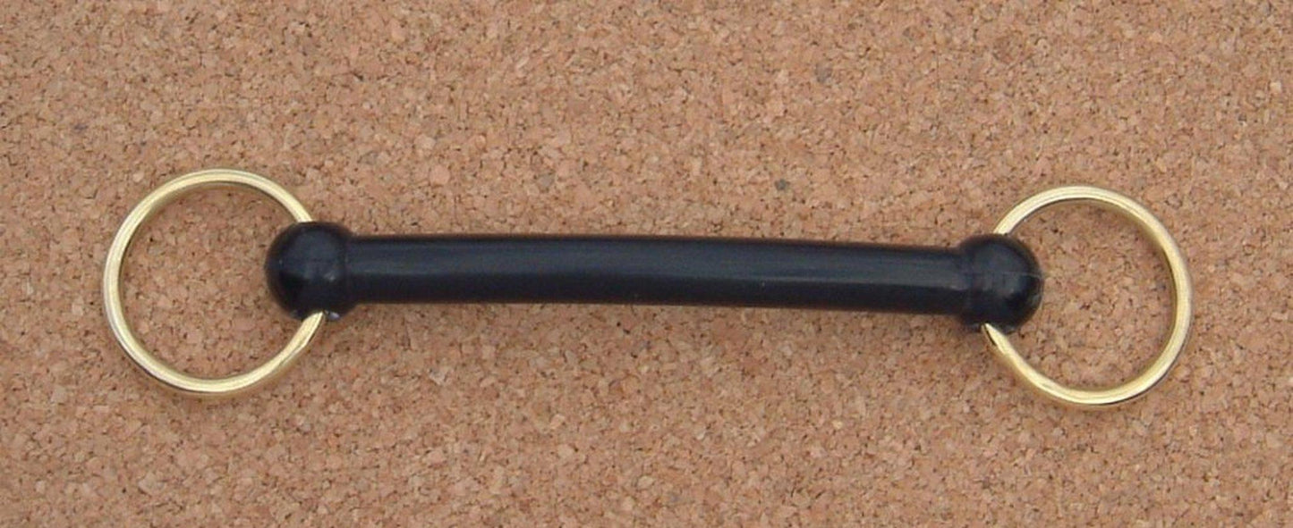 Shires Mors Droit Caoutchoute a Petites Anneaux - SHOP HORSE