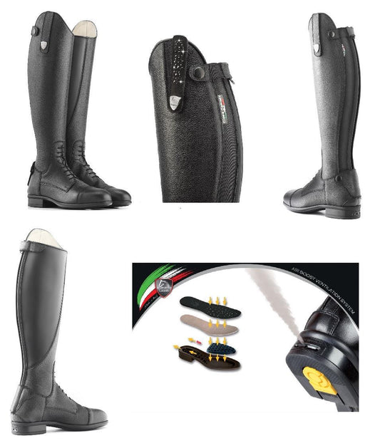 Tattini Bottes Breton Close Contact Noir - SHOPHORSE