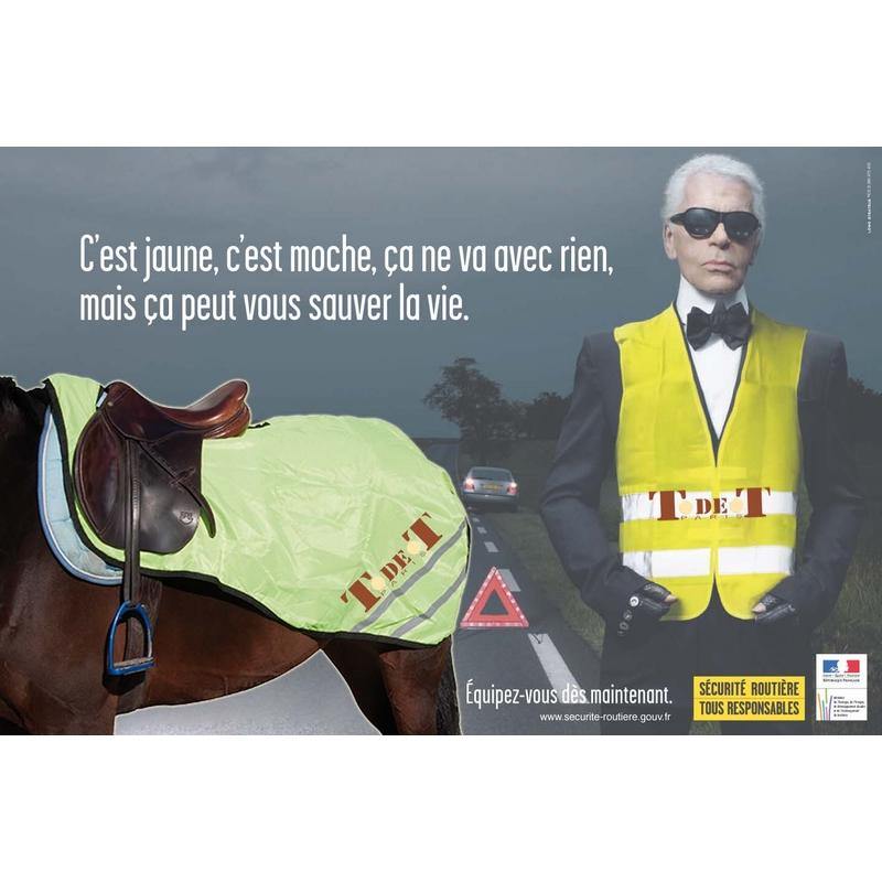 TdeT Couvre Reins Réfléchissant - SHOP HORSE