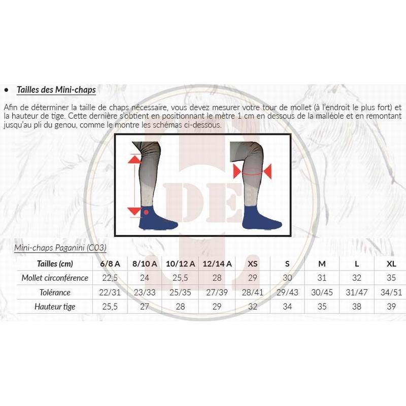 TdeT Mini Chaps Paganini - SHOP HORSE