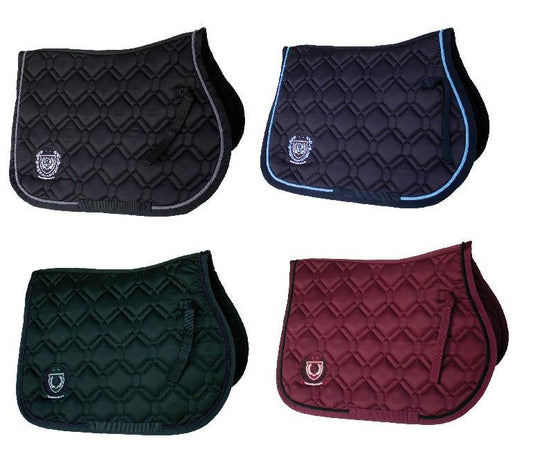 Nouveau Tattini Tapis de Selle avec Ecusson - SHOPHORSE