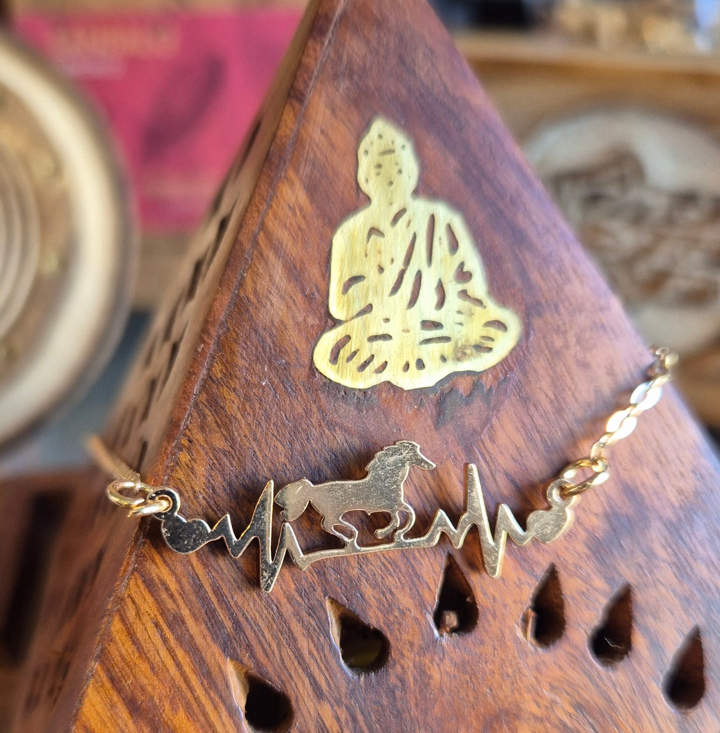 Collier Cheval Rythm Cardiac Dore