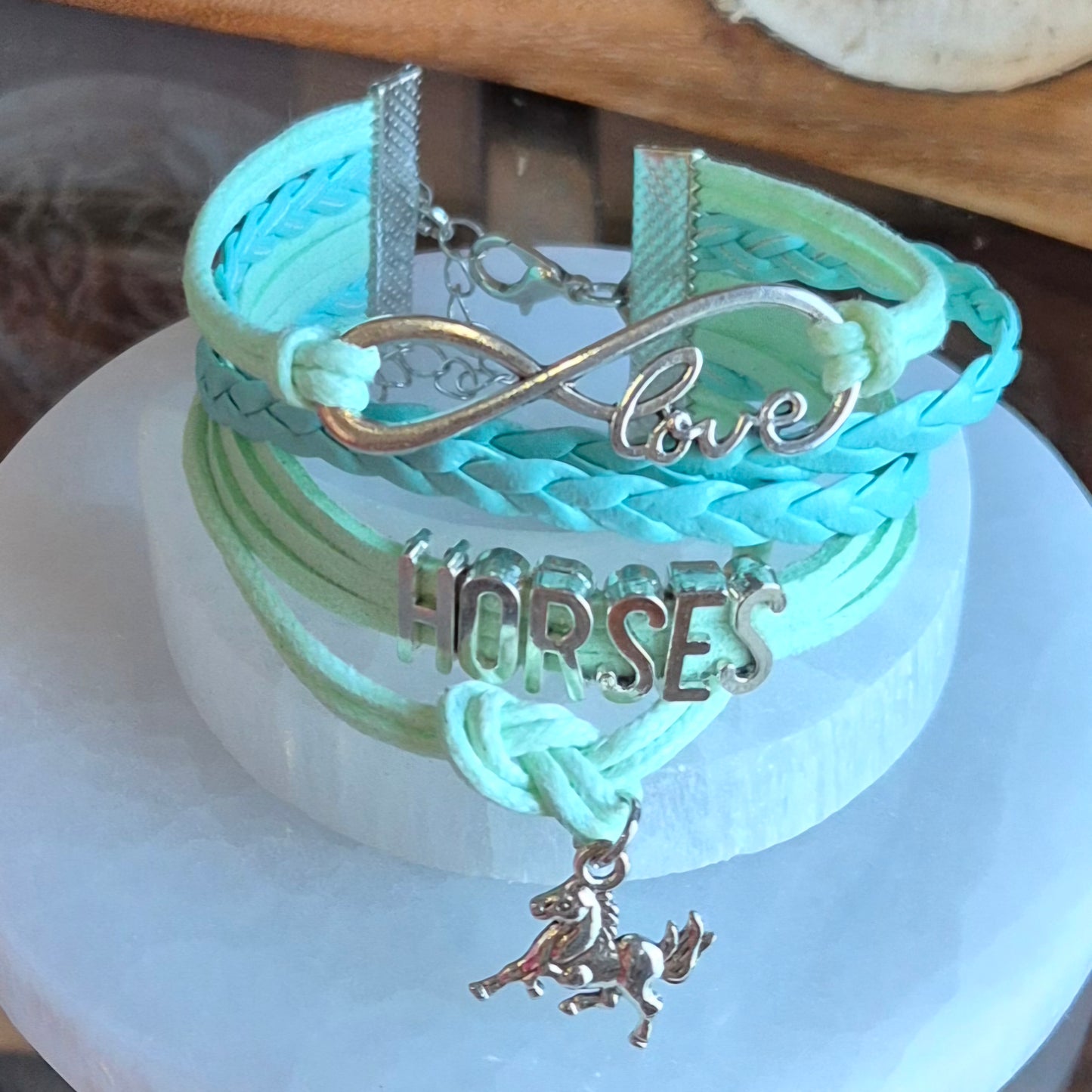 Bracelet Equestrian Multi-couches Tressé