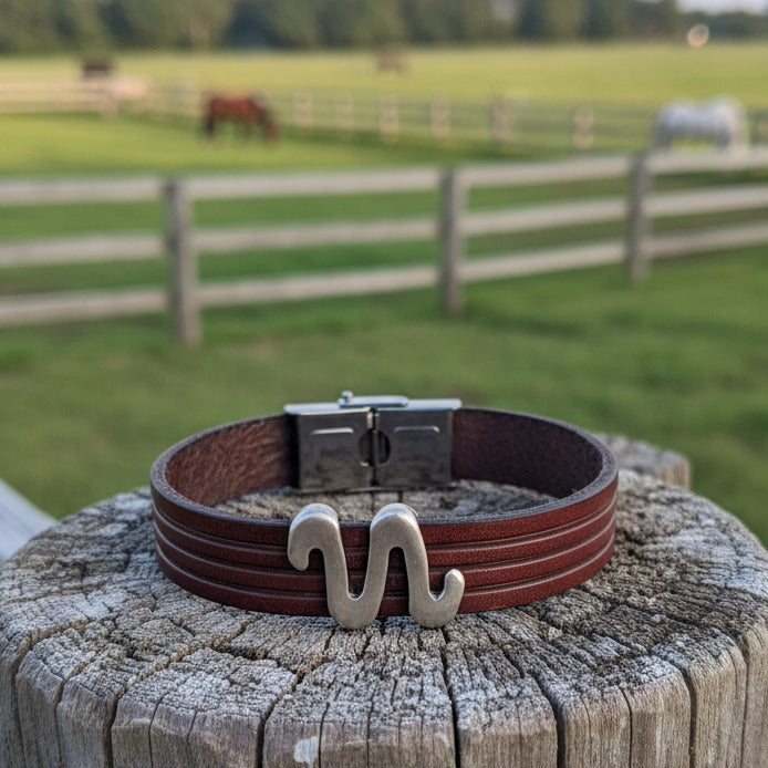 Bracelets en Cuir Véritable 10mm – Collection Equestre & Fantaisie