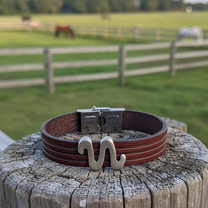 Bracelets en Cuir Véritable 10mm – Collection Equestre & Fantaisie