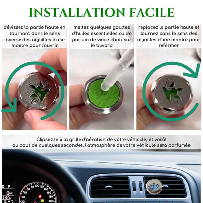 Clip Arome Diffuseur Voiture Licorne