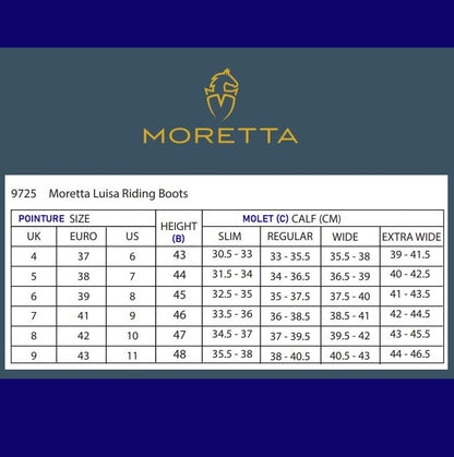 Moretta Luisa Bottes d'Equitation