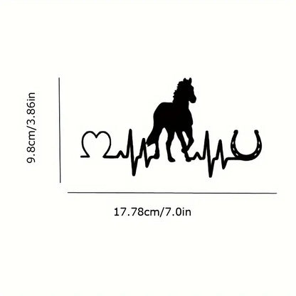 Autocollant Cheval Heartbeat