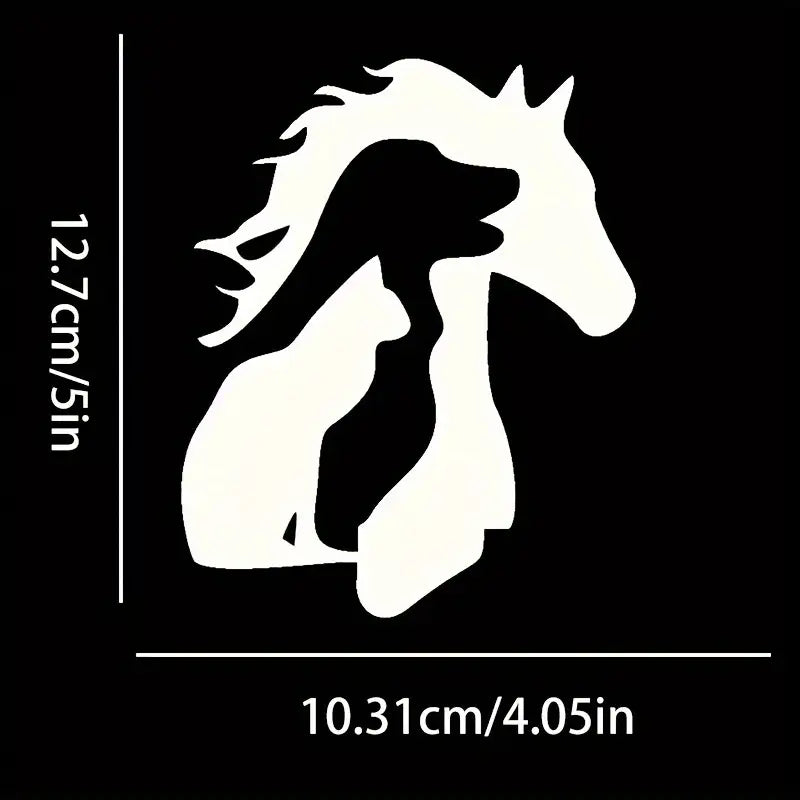 Autocollant Chevaux Chien Chat PM