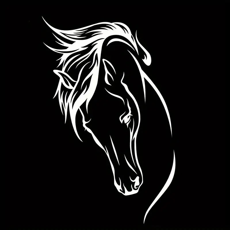 Autocollant Tete de Cheval
