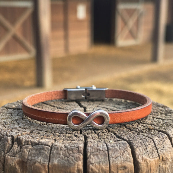 Bracelets en Cuir Véritable 5mm – Collection Equestre