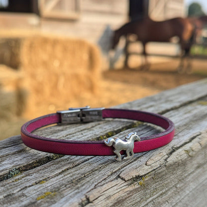 Bracelets en Cuir Véritable 5mm – Collection Equestre