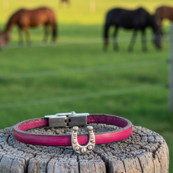 Bracelets en Cuir Véritable 5mm – Collection Equestre