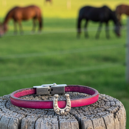 Bracelets en Cuir Véritable 5mm – Collection Equestre