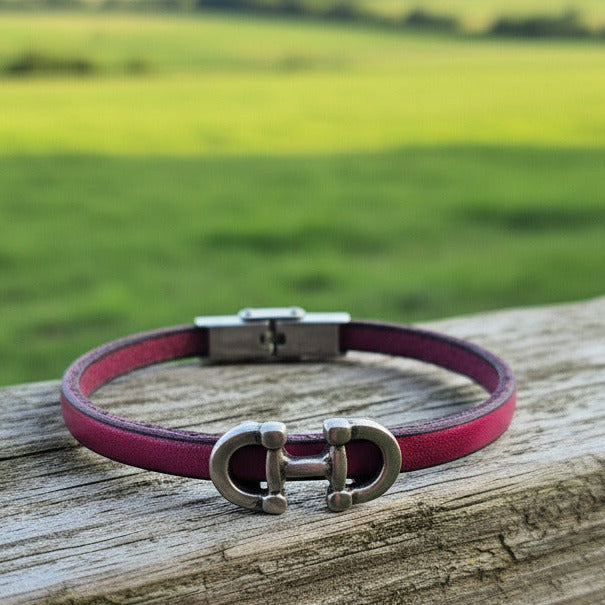 Bracelets en Cuir Véritable 5mm – Collection Equestre