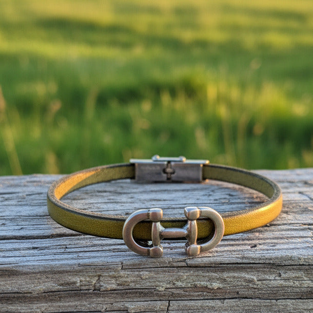 Bracelets en Cuir Véritable 5mm – Collection Equestre