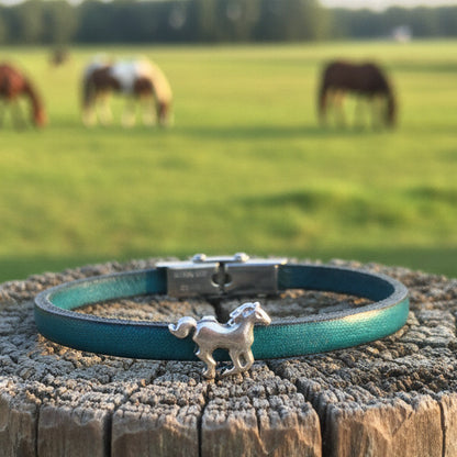 Bracelets en Cuir Véritable 5mm – Collection Equestre